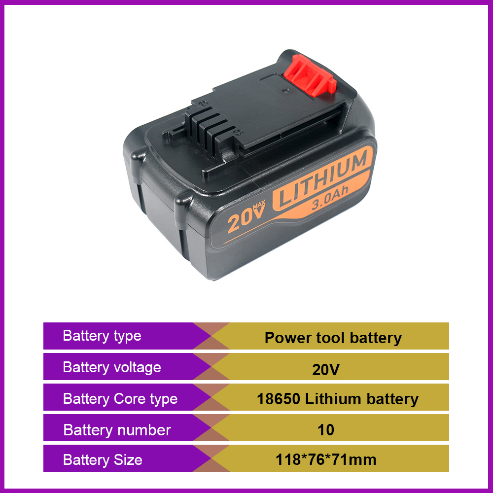20V 2000MAh BL2018 Replacement - Black+Decker Tool Cordless 评论和价格