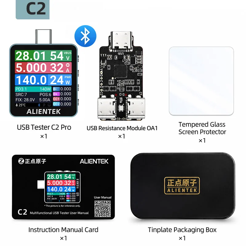 ALIENTEK C2 Color Screen Teste - Logic Analyzer Usb 评论和价格