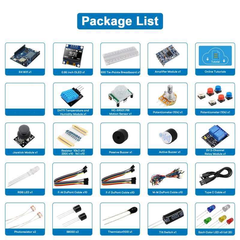 UNO R4 WiFi Compatible Develop - Diy Electronics Project Kit 评论和价格