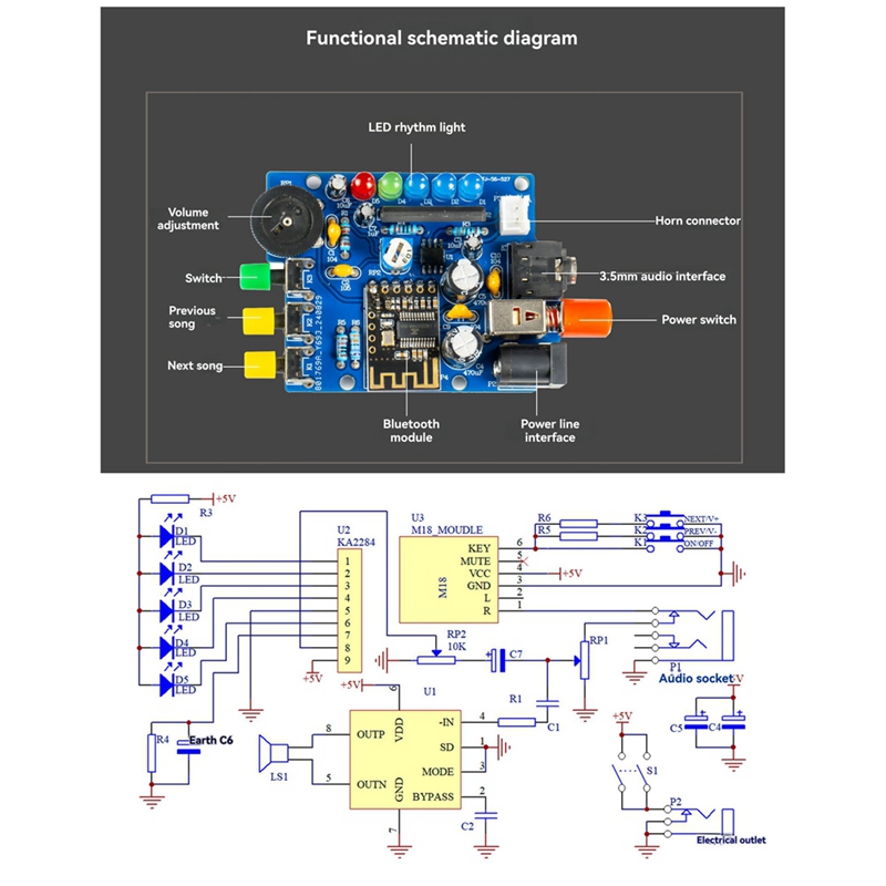DIY Bluetooth Speaker Kit Elec - Diy Electronics Project Kit 评论和价格