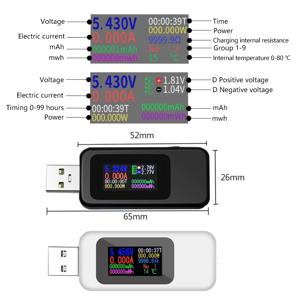 10 in 1 USB Tester DC Digital  - Logic Analyzer Usb 评论和价格