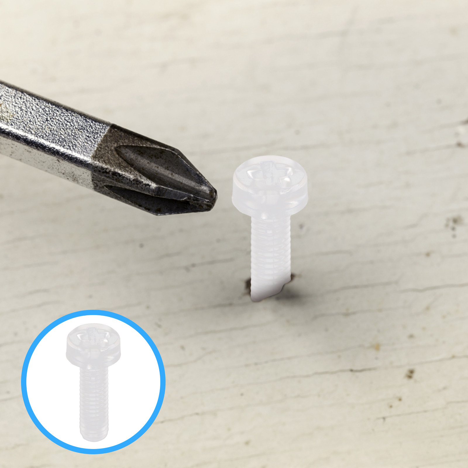 50Pcs Plastic Screws Round Hea - Diy Electronics Cabinet 评论和价格